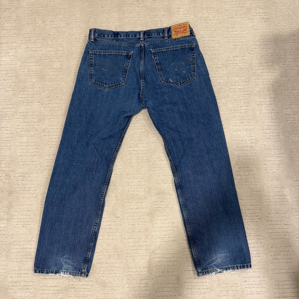 Levi's Men's 505 Straight Blue Jeans